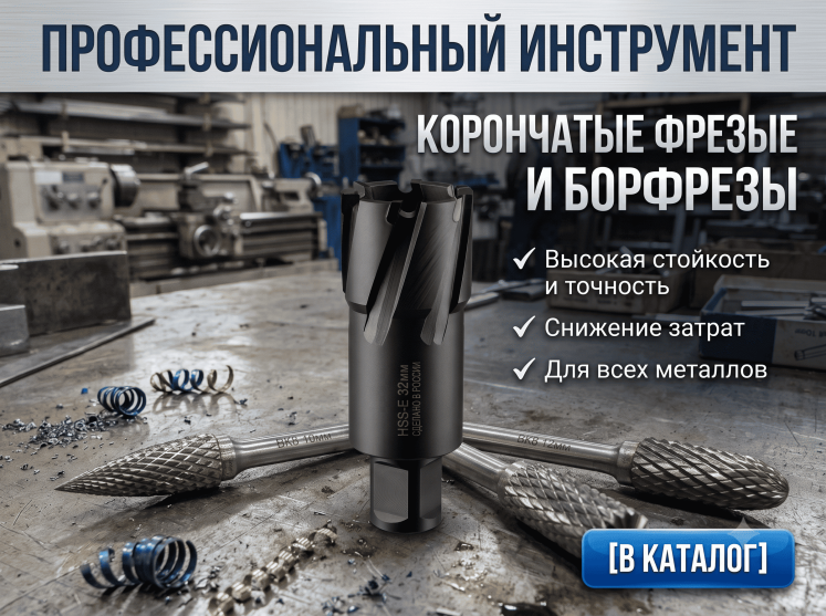 Корончатые фрезы по металлу: виды, применение и как выбрать нужный диаметр